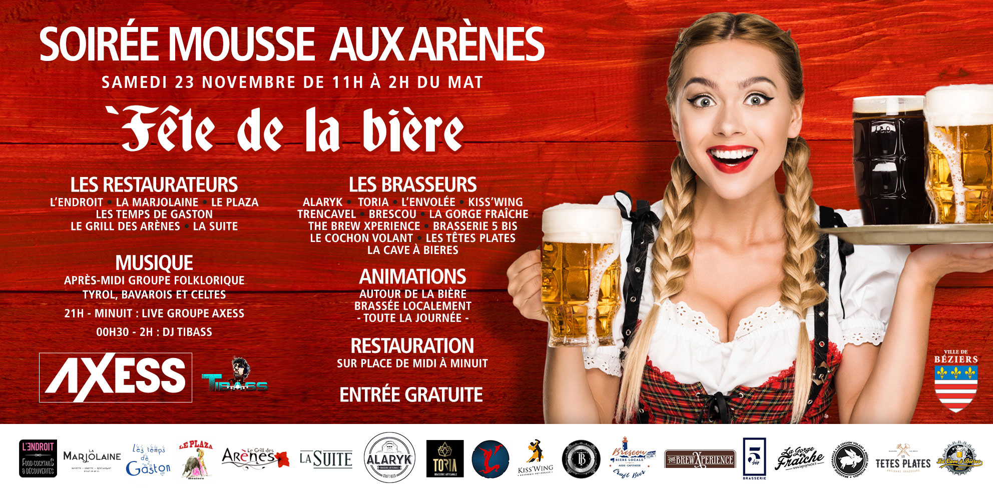 La Fete De La Biere 23 Novembre 19 Palais Des Congres De Beziers La Fete De La Biere 23 Novembre 19 Palais Des Congres De Beziers