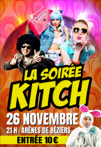 Affiche Soirée Kitch